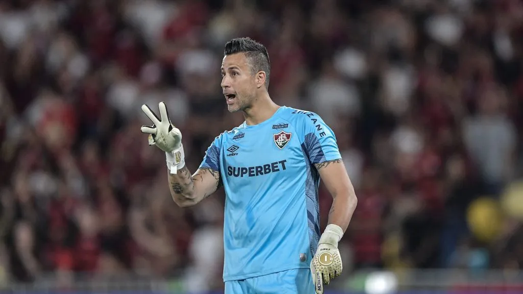 Fábio, goleiro do Tricolor. Foto: Thiago Ribeiro/AGIF.