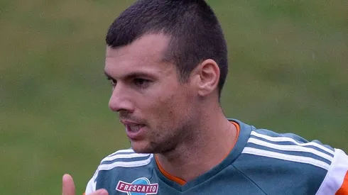 Wagner durante treinamento pelo Fluminense, nas Laranjeiras, em 2015.