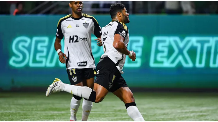 Hulk comemora gol marcado em partida diante do Palmeiras. Foto: Roberto Casimiro/Fotoarena/Sipa USA