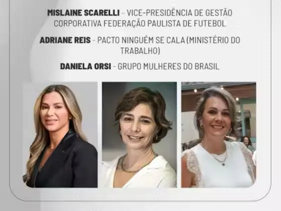 Palestrantes do evento. Foto: Divulgação/Santos FC