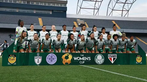 Palmeiras Feminino no The Women's Cup. Foto: Divulgação/Palmeiras