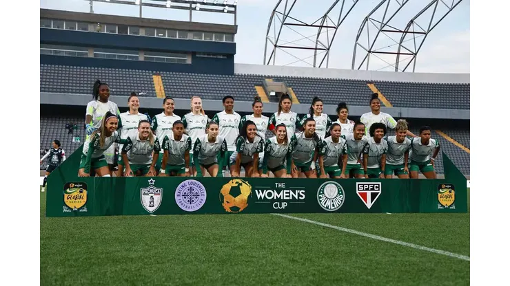 Palmeiras Feminino no The Women's Cup. Foto: Divulgação/Palmeiras