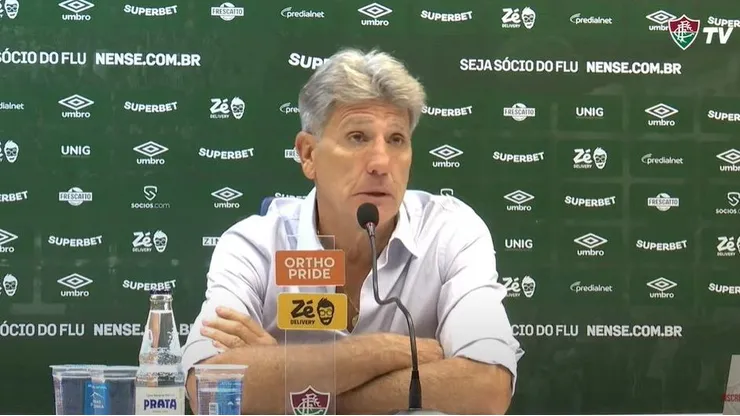 Renato Gaúcho, técnico do Fluminense desabafou após nova derrota no Brasileirão