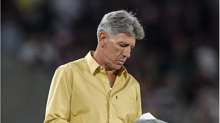 RJ - RIO DE JANEIRO - 17/07/2025 - BRASILEIRO A 2025, FLUMINENSE X CRUZEIRO - Renato Gaucho tecnico do Fluminense durante partida contra o Cruzeiro no estadio Maracana pelo campeonato Brasileiro A 2025.