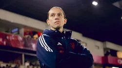 Filipe Luís durante a vitória sobre o Red Bull Bragantino