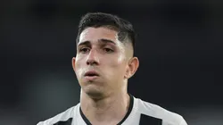 RJ - RIO DE JANEIRO - 26/04/2025 - BRASILEIRO A 2025, BOTAFOGO X FLUMINENSE - Savarino jogador do Botafogo durante partida contra o Fluminense no estadio Engenhao pelo campeonato Brasileiro A 2025.