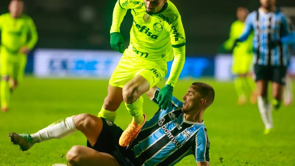 Palmeiras x Grêmio no Brasileirão. Foto: Luiz Erbes/AGIF