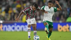 Hercules jogador do Fluminense durante partida contra o Palmeiras no estadio Maracana pelo campeonato Brasileiro A 2025. Foto: Thiago Ribeiro/AGIF