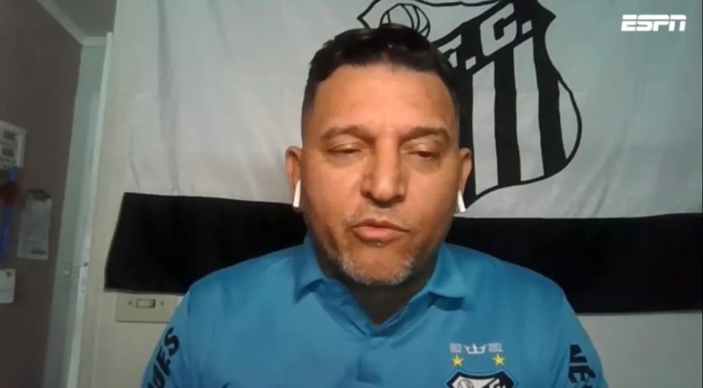 Alex, torcedor do Santos – Foto: Reprodução/ESPN