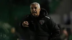 Crespo em ação no duelo contra o Juventude