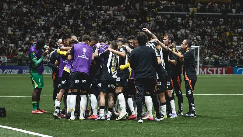 Atlético-MG na Copa Sul-Americana. Foto: Pedro Souza / Atlético