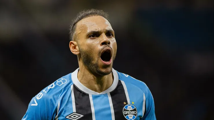 Braithwaite em ação contra o Corinthians. - Foto: AGIF