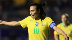Marta na Seleção Brasileira. Foto: Franklin Jacome/Getty Images