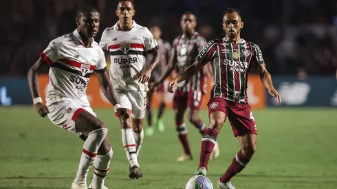 São Paulo e Fluminense duelam pelo Brasileirão neste domingo (27). Foto: Lucas Merçon/Fluminense FC