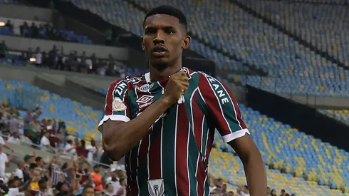 Lelê, atacante do Fluminense em partida pelo campeonato brasileiro contra o Bahia em 2023 (Foto: Wagner Meier/Getty Images)