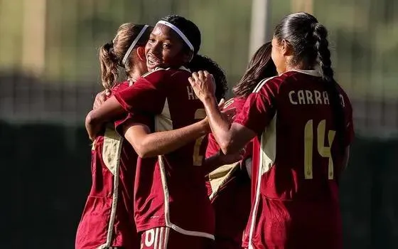 Jogadoras venezuelanas. Foto: Divulgação/Seleção Venezuelana