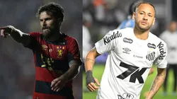 Lucas Lima e Neymar são os destaques de Sport e Santos para o jogão - Fotos: Reprodução/AGIF