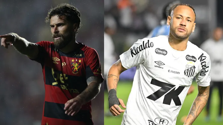 Lucas Lima e Neymar são os destaques de Sport e Santos para o jogão - Fotos: Reprodução/AGIF