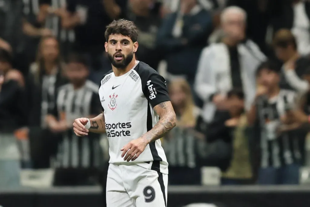 MG – BELO HORIZONTE – 24/05/2025 – BRASILEIRO A 2025, ATLETICO-MG X CORINTHIANS – Yuri Alberto jogador do Corinthians durante partida contra o Atletico-MG no estadio Arena MRV pelo campeonato Brasileiro A 2025. Foto: Gilson Lobo/AGIF