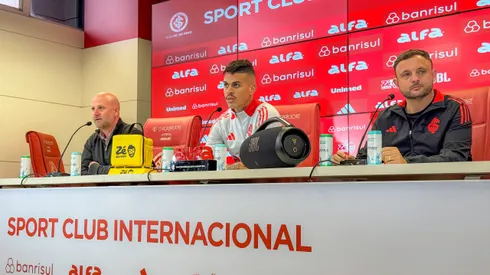 Richard foi apresentado na tarde deste sábado (26). Foto: Divulgação/Internacional.