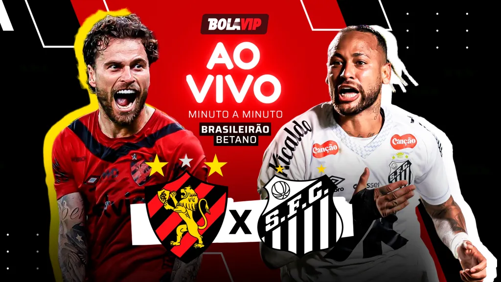 Sport e Santos se encaram pela 17ª rodada do Brasileirão Betano