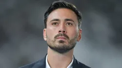 Davide Ancelotti, técnico do Botafogo, durante o empate em 1 a 1 com o Corinthians