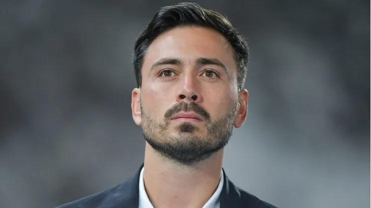 Davide Ancelotti, técnico do Botafogo, durante o empate em 1 a 1 com o Corinthians