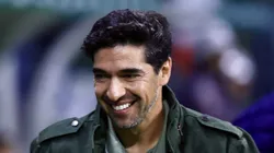 Abel Ferreira durante partida do Alviverde ontem (26).