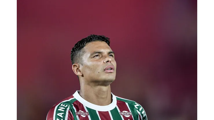 RJ - RIO DE JANEIRO - 17/07/2025 - BRASILEIRO A 2025, FLUMINENSE X CRUZEIRO - Thiago Silva jogador do Fluminense durante partida contra o Cruzeiro no estadio Maracana pelo campeonato Brasileiro A 2025. Foto: Thiago Ribeiro/AGIF