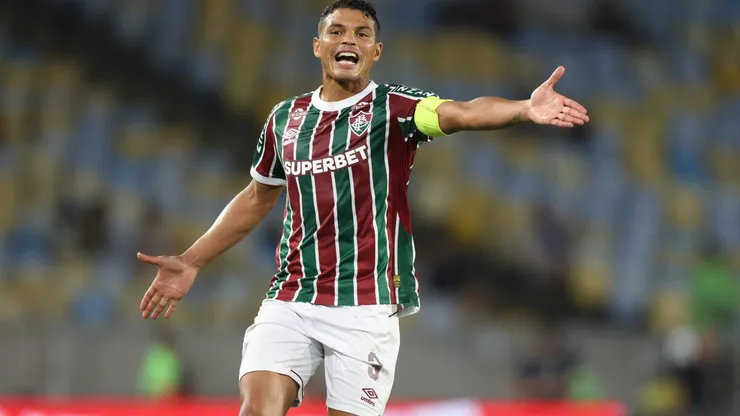 Thiago Silva vai ser titular contra o São Paulo (Photo by Lucas Figueiredo/Getty Images)