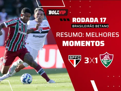 São Paulo vence Fluminense e segue embalado no Brasileirão Betano