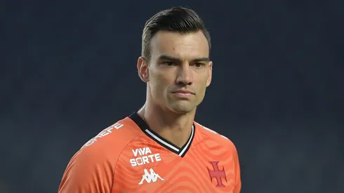 Léo Jardim, jogador do Vasco durante partida contra o Gremio no estádio São Januario pelo Campeonato Brasileiro