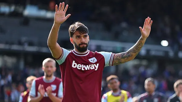 Lucas Paquetá durante partida. Foto: Richard Pelham/Getty Images