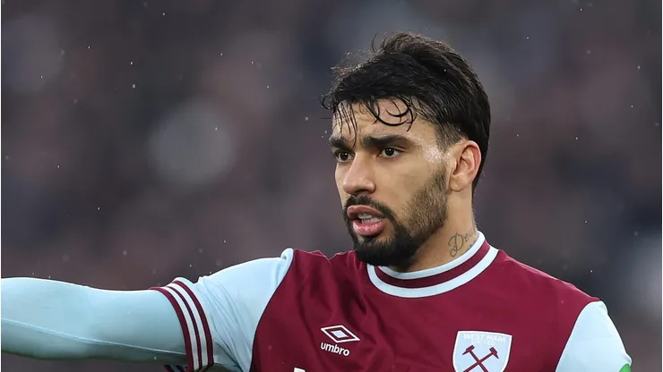 Lucas Paquetá durante partida pelo West Ham.
