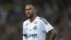 Neymar na partida contra o Fluminense