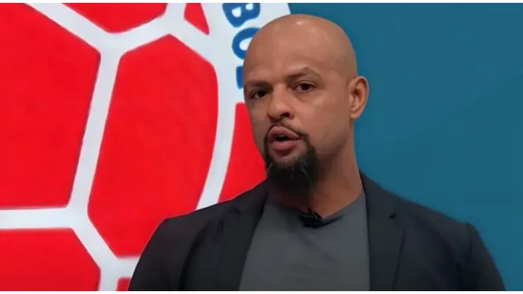 Felipe Melo reprovou a decisão da arbitragem em Corinthians x Palmeiras - Foto: Reprodução/SporTV.
