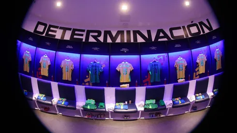 Vestiário brasileiro na Copa América. Foto: Lívia Villas Boas/CBF