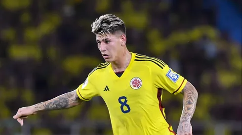 Carrascal em partida pela Seleção Colombiana. Foto: Gabriel Aponte/Getty Images