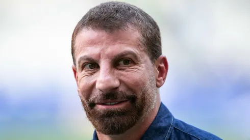 MG - BELO HORIZONTE - 29/09/2024 - BRASILEIRO A 2024, CRUZEIRO X VASCO - Pedrinho presidente do Vasco durante partida contra o Cruzeiro no estadio Mineirao pelo campeonato Brasileiro A 2024.