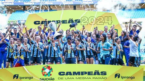 Grêmio é o atual campeão gaúcho no futebol feminino - Foto: Lucas Uebel/Grêmio