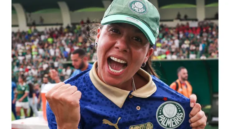 Camilla Orlando, treinadora do Palmeiras. Foto: Divulgação/Palmeiras