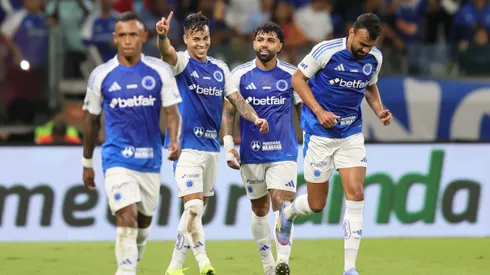 Kaio Jorge jogador do Cruzeiro comemora seu gol durante partida contra o Vila Nova-GO - Foto: Gilson Lobo/AGIF
