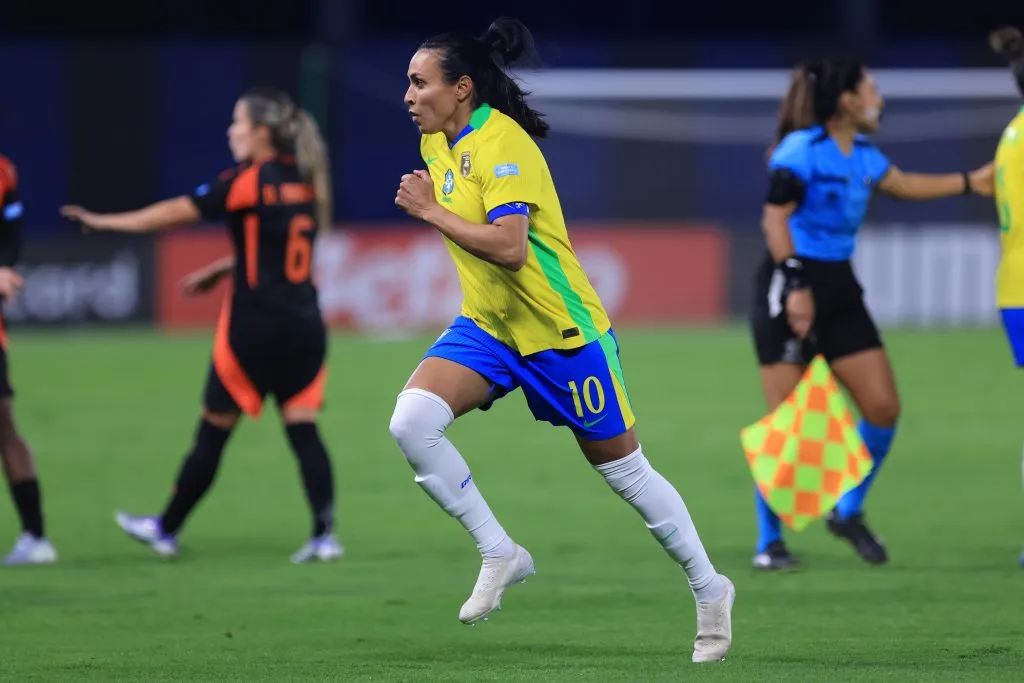 Marta pela Copa América Feminina 2025.  (Foto de Franklin Jacome/Getty Images)