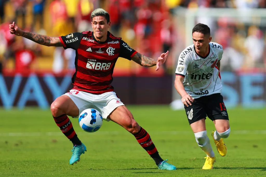 Khellven durante o jogo contra o Flamengo, na final da Libertadores de 2022. Photo by Buda Mendes/Getty Images