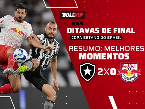 Botafogo vence Bragantino por 2 a 0 pela Copa Betano do Brasil