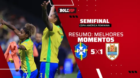 Brasil goleia Uruguai e carimba vaga nas Olimpíadas