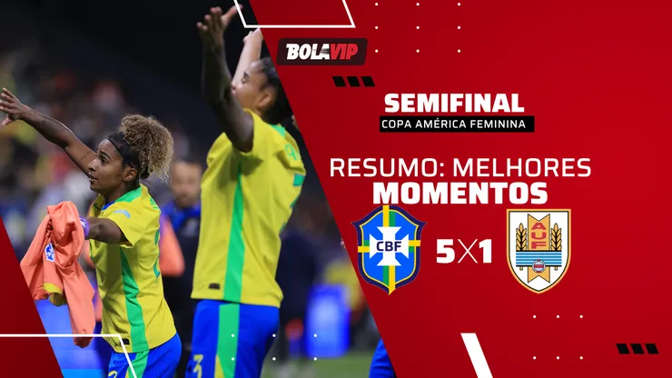 Brasil goleia Uruguai e carimba vaga nas Olimpíadas