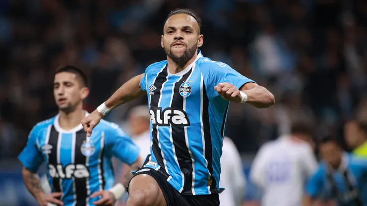 Braithwaite, atacante do Imortal. Foto: Maxi Franzoi/AGIF.