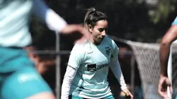 Fabiola Sandoval em treino do Cruzeiro - Foto: Gustavo Martins/ Cruzeiro