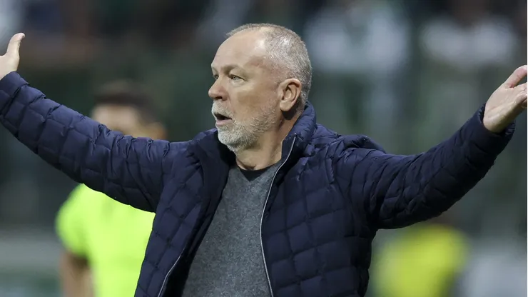 Mano Menezes, técnico do Grêmio em jogo pelo campeonato brasileiro